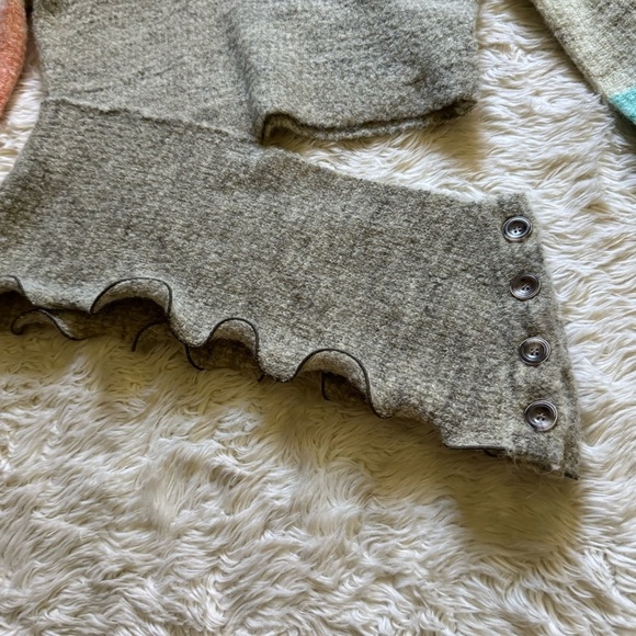 Andersson Bell Melani Colorblock Cut-Out Turtleneck Sweater - Size Large - Picture 2 of 7